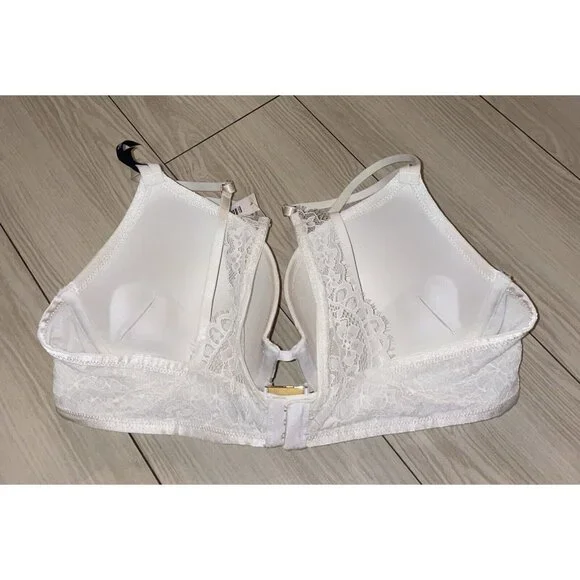 Aerie Plunge Bra Lace Padded Underwire Womens 38C Ivory New - Picture 4 of 6